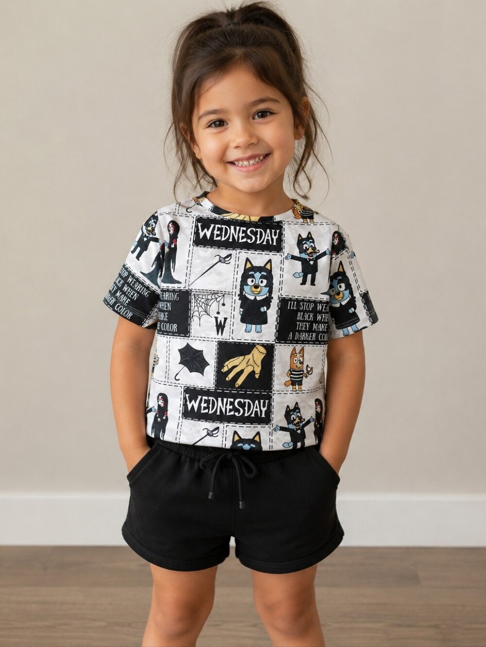 Wednesday Boutique Outfit Girls Size 5T/6T NWT